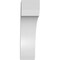 Ekena Millwork 5 1/2-in. W x 16-in. D x 20-in. H Legacy Architectural Grade PVC Knee Brace BRCP055X16X20LEC - alternate 2